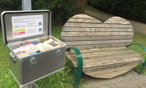 Lesebank in Gleichenberg in der Steiermark