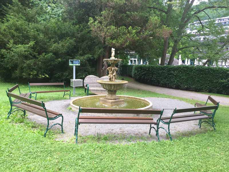 Lesebank in Gleichenberg in der Steiermark