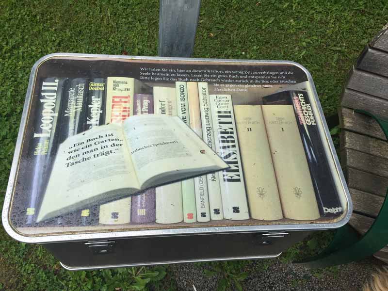 Lesebank in Gleichenberg in der Steiermark