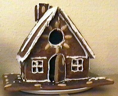 Unser selbstgebasteltes Lebkuchenhaus!