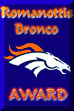 Romanottis Bronco Award