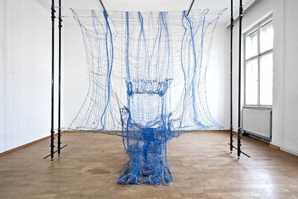 Netz blau