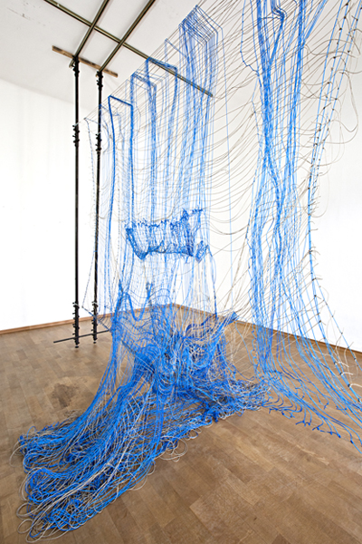 Netz blau
