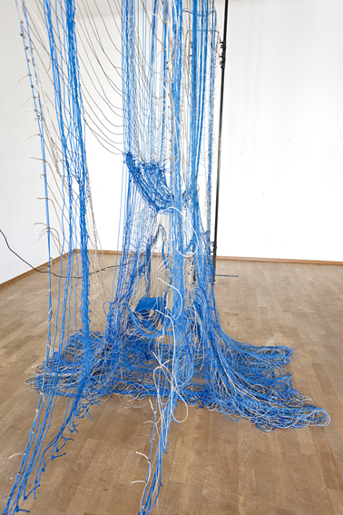 Netz blau