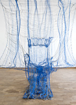 Netz blau