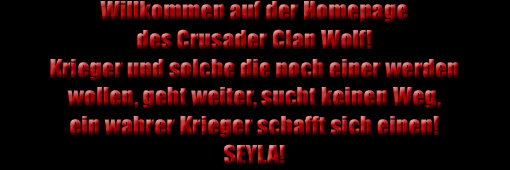 Hier geht es weiter zum Clan Wolf