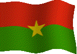 Animierte Fahne von Burkina Faso