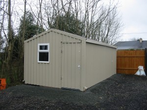 Our garden sheds come in a range of colours and sizes!