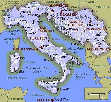 Italien Zeitzone