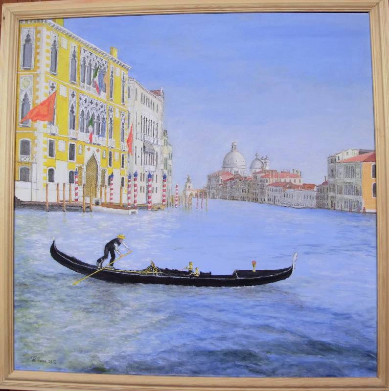 Canal_Grande Canal Grande (Venedig)<br><p><br>Öl auf Leinwand, 70 x 70 cm