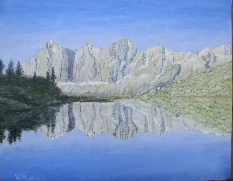 Dachstein Dachstein<br><p><br>Öl auf Leinwand, 40 x 50 cm