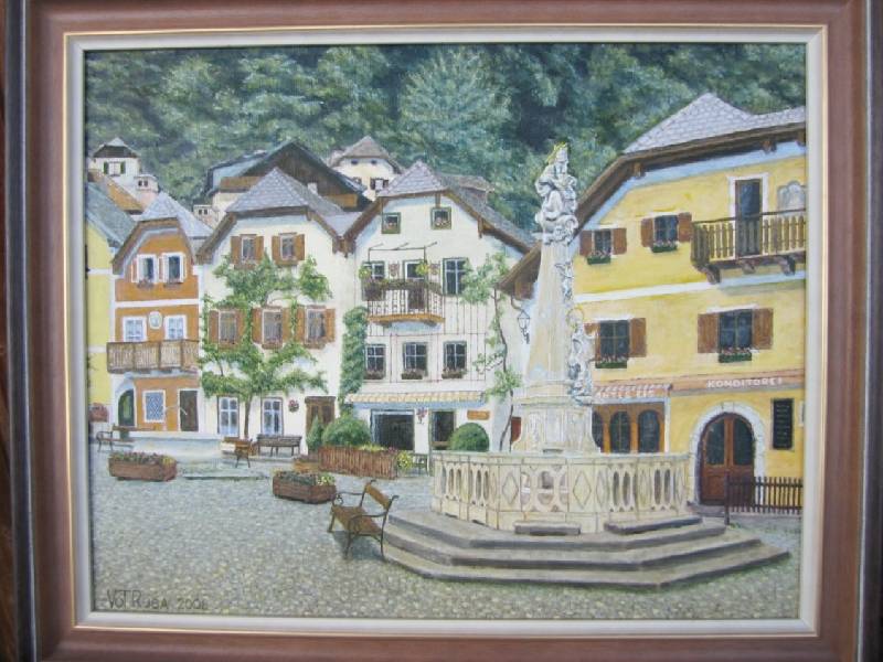 Hallstatt3 Hallstatt 3<br><p><br>Öl auf Leinwand, 40 x 50 cm