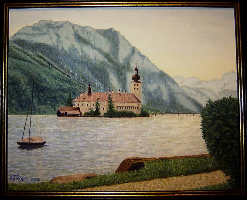 Traunsee Traunsee<br><p><br>Öl auf Leinwand, 40 x 50 cm