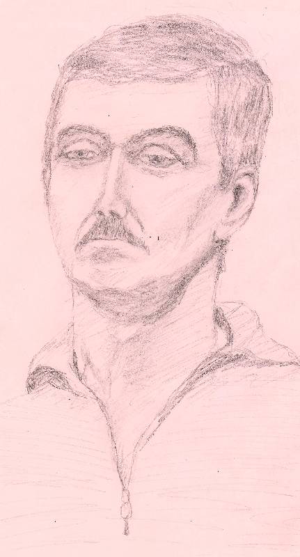 Portrait_002 Porträt 2<br><p><br>Bleistift auf Papier