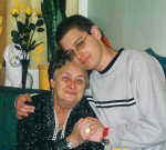 Michael mit seiner Oma
