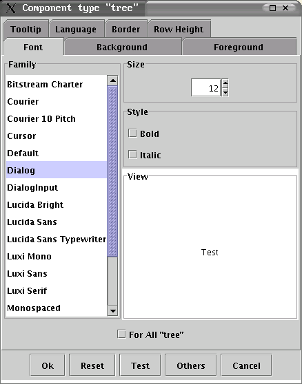 JCustomizer Screenshot