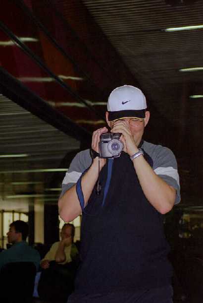 Armand beim Filmen