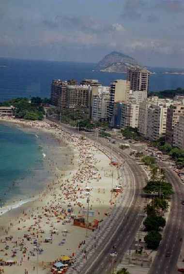Copacabana Richtung Festung