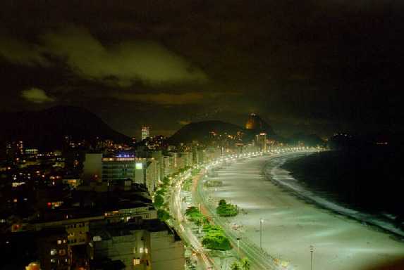 Nachtfoto Copacabana