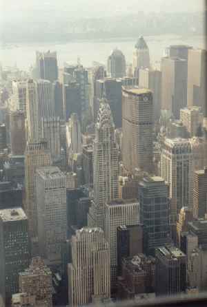 Kleiner Skylineausschnitt von Manhatten - Chryslerbuilding
