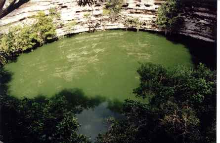 Hl. Cenote - ein Blick von oben