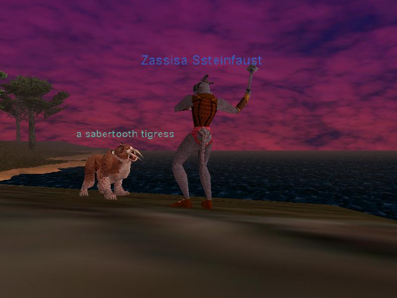 Mein Iksar Mönch gegen 1 Säbelzahntiger