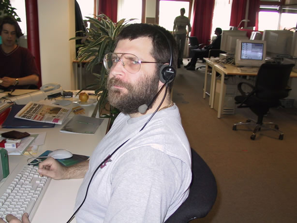 Immer freundlich bei der Arbeit