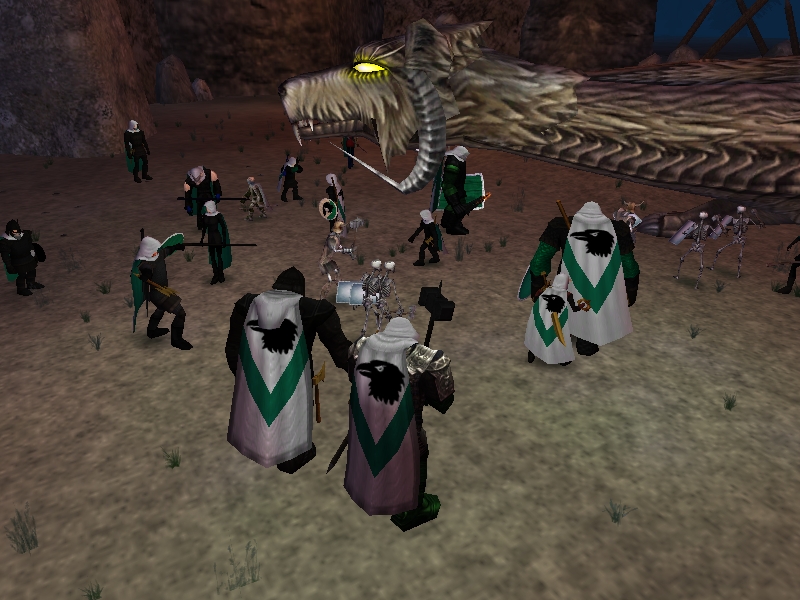 mit Gilde am Drachen