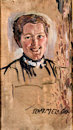 la mia nonna materna Anna Donner sul fronte del dipinto di Oskar Kokoschka