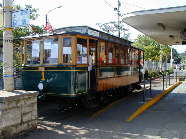 Triebwagen 1 in Opicina