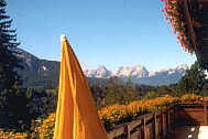 Panoramablick vom Balkon