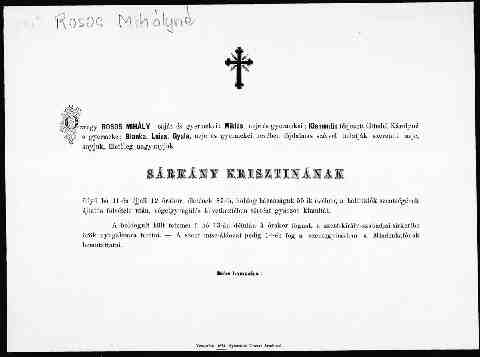 S�rk�ny Krisztina gy�szjelent�s (1)