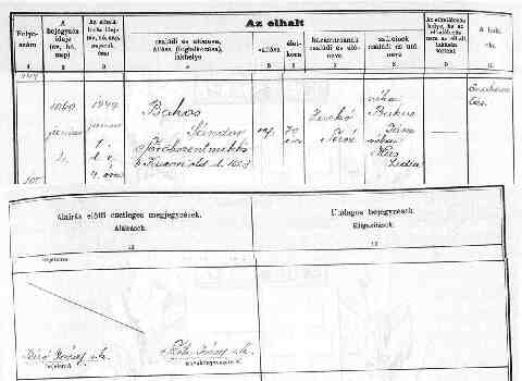 Bakos S�ndor halotti nyilv�ntart� (1)