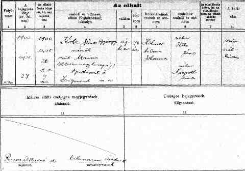 K�tz Gy�rgy halotti ak kivonat (1)