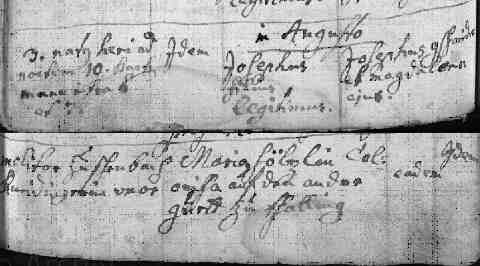 Gschaider Josef sz�let�si anyak�nyvi bejegyz�s (1)