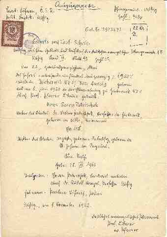 Dr. Hans Georg PETRISCHEK sz�let�si ak. kiv (1)