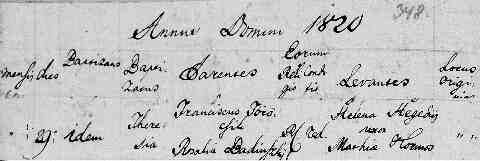 T�R�CSIK Ter�zia sz�l. ak 1820-03-29