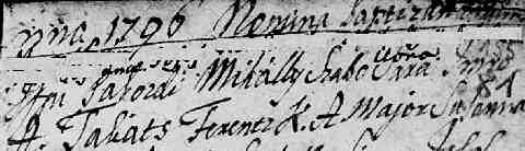 P�KOZDI Imre sz�l. ak.1796-05-05