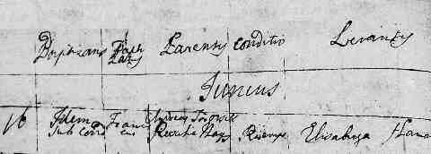 T�R�CSIK Ferenc sz�l. ak. 1796-06-06