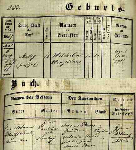 PETRITSCHEK Wilhelm Wenzeslaus sz�l. ak 1857-05-06_Celje