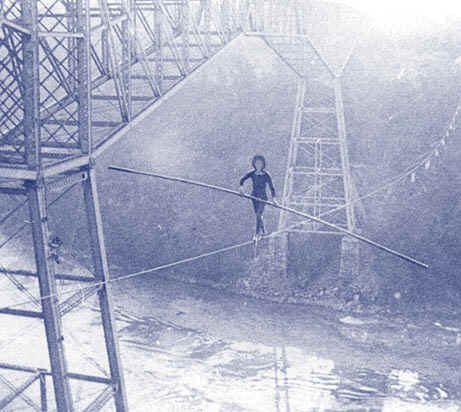 Auf dem Seil