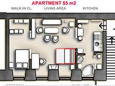 layout of the apartment