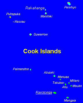 Cook Islands Map 2