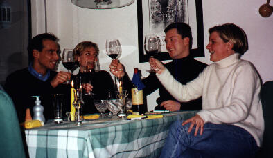 Zum Abendessen bei Hans Peter