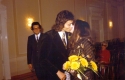 1976 Unsere Hochzeit - Im Hintergrund meine Mutter und meiner bester Freund & Trauzeuge Pauli Haber