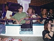 Karaoke-Wettbewerb 1993: Meine Prominentenjury Phill Edwards, Mo, Erwin Bros, Ingrid Novacek (damals Journalistin) und Norman Weichselbaum (Kiddy Contest)