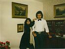 1979: Meine Frau und ich vor einem Silvesterauftritt von Wilfried