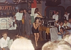 22.8.1986 - Von links: Roco, Kurtl Darrer, Mike The Bike und Luisa Fernandez 