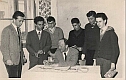 Mit unserem "Schacherl" von links nach rechts: Wolfgang, Alois, Peter, Erich, Roco & Heinzi 