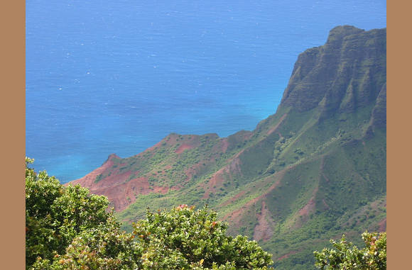 Kauai - Blick auf Napali Küste